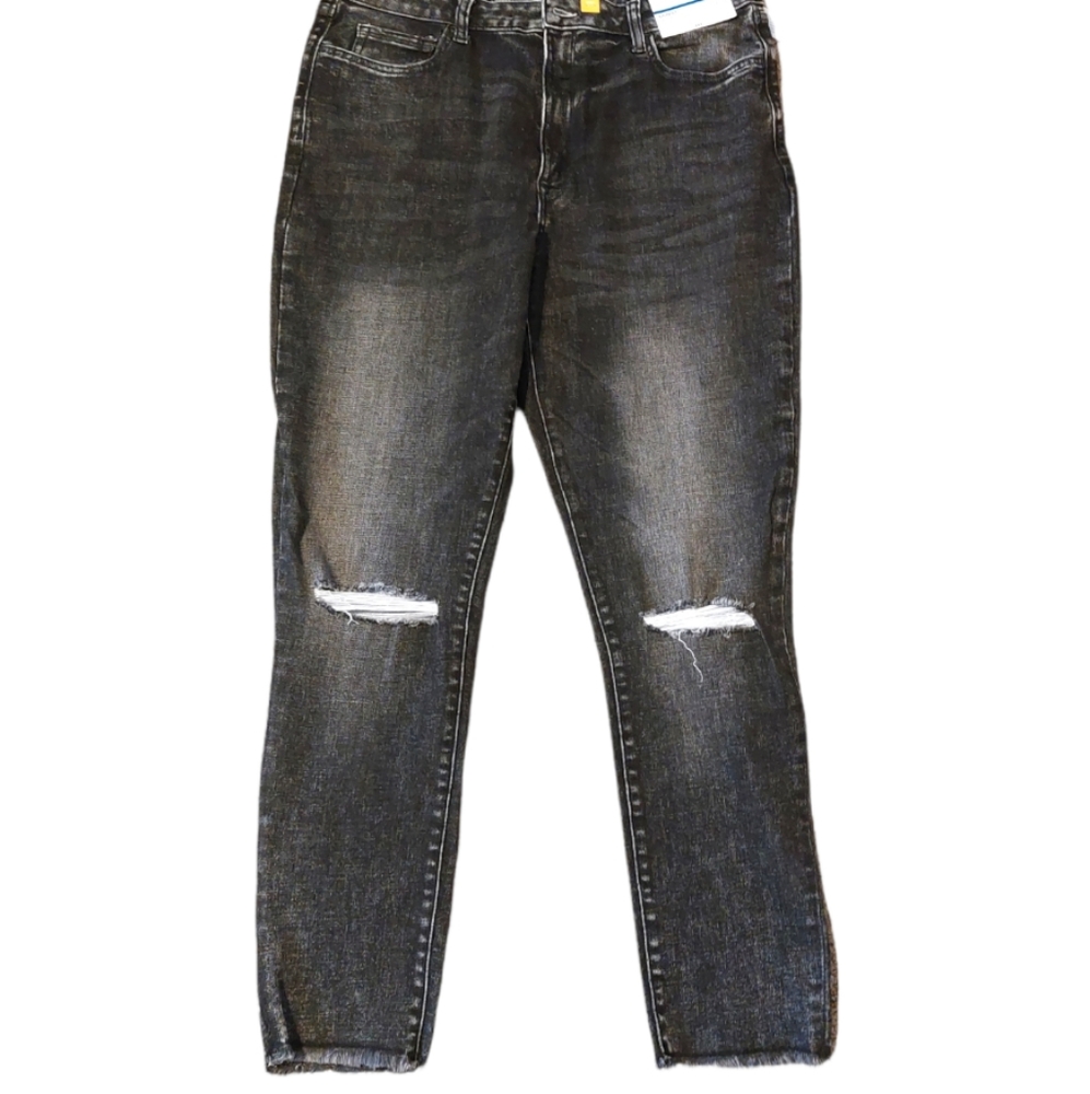 Plus size, Arizona Jean Co, black, stressed jeans, woman's size 19 NWT